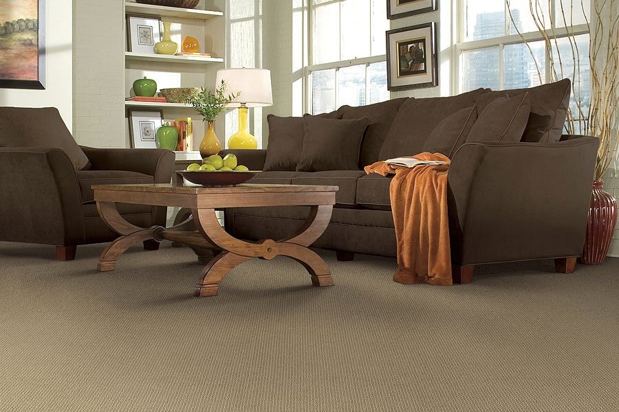 Warm carpet in living room - quality carpet product choices at Richmond Carpet