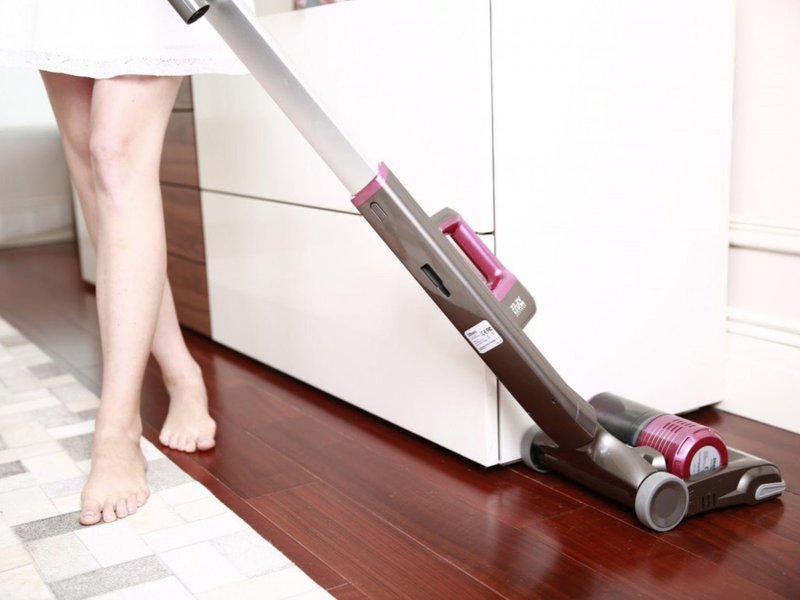 Vacuuming Luxury Vinyl Flooring